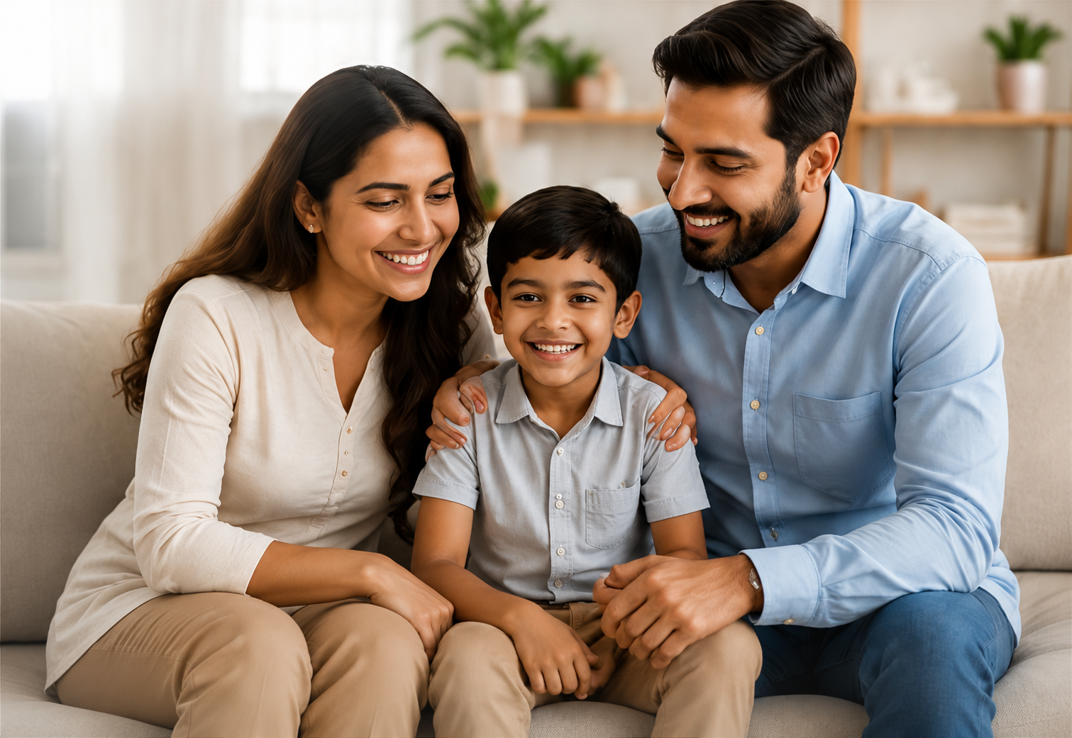 Happy family at Manovaidya